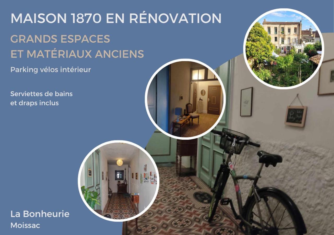 La Bonheurie - Chambres Chez L'Habitant 穆瓦萨克 外观 照片